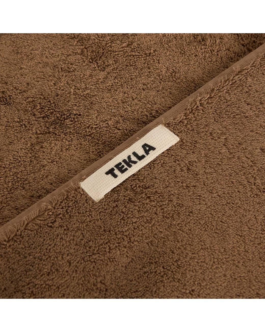 Tekla Brown Organic Terry Bath Towel