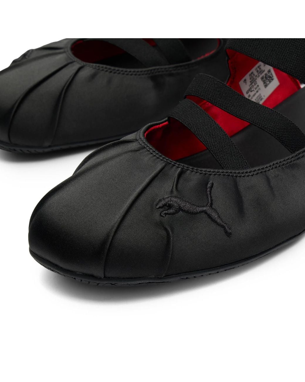 PUMA Black Speedcat Satin Mule Sneakers