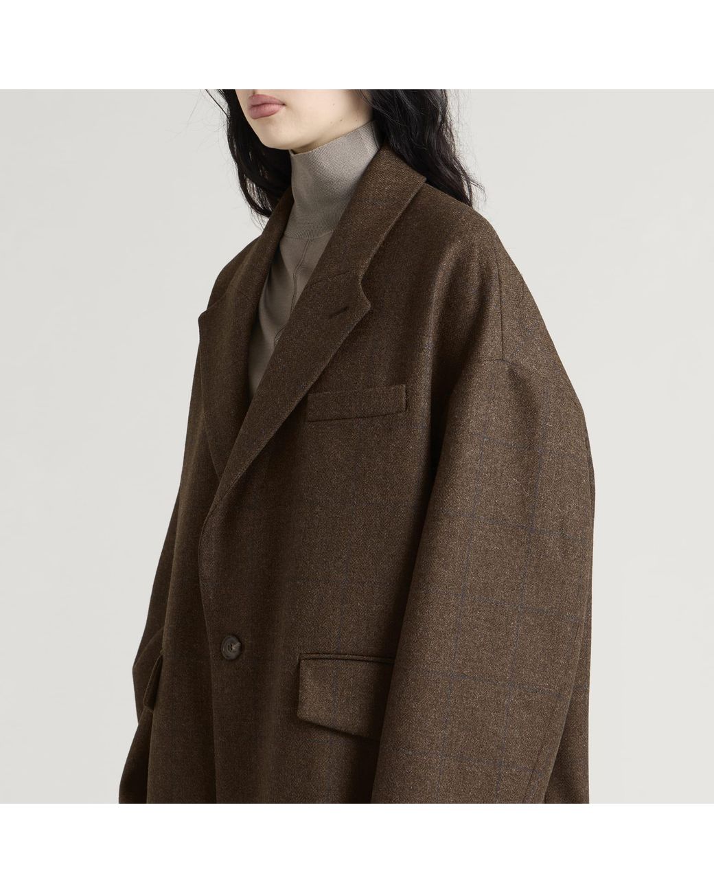 Maison Margiela Brown Oversized Cocooning Coat