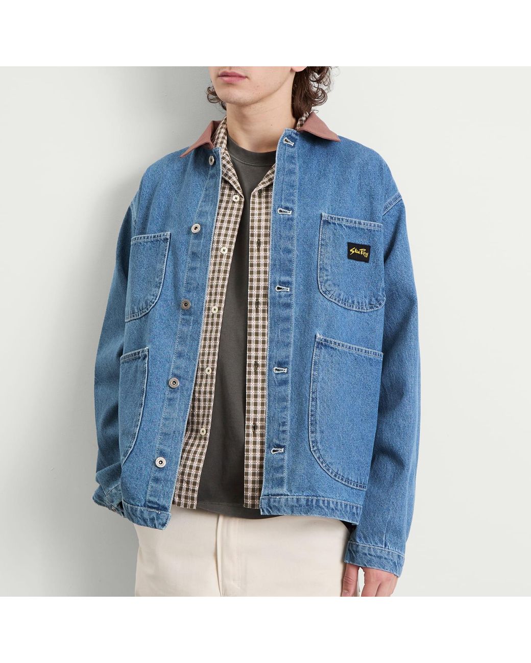 Stan Ray Blue Coverall Jacket for men
