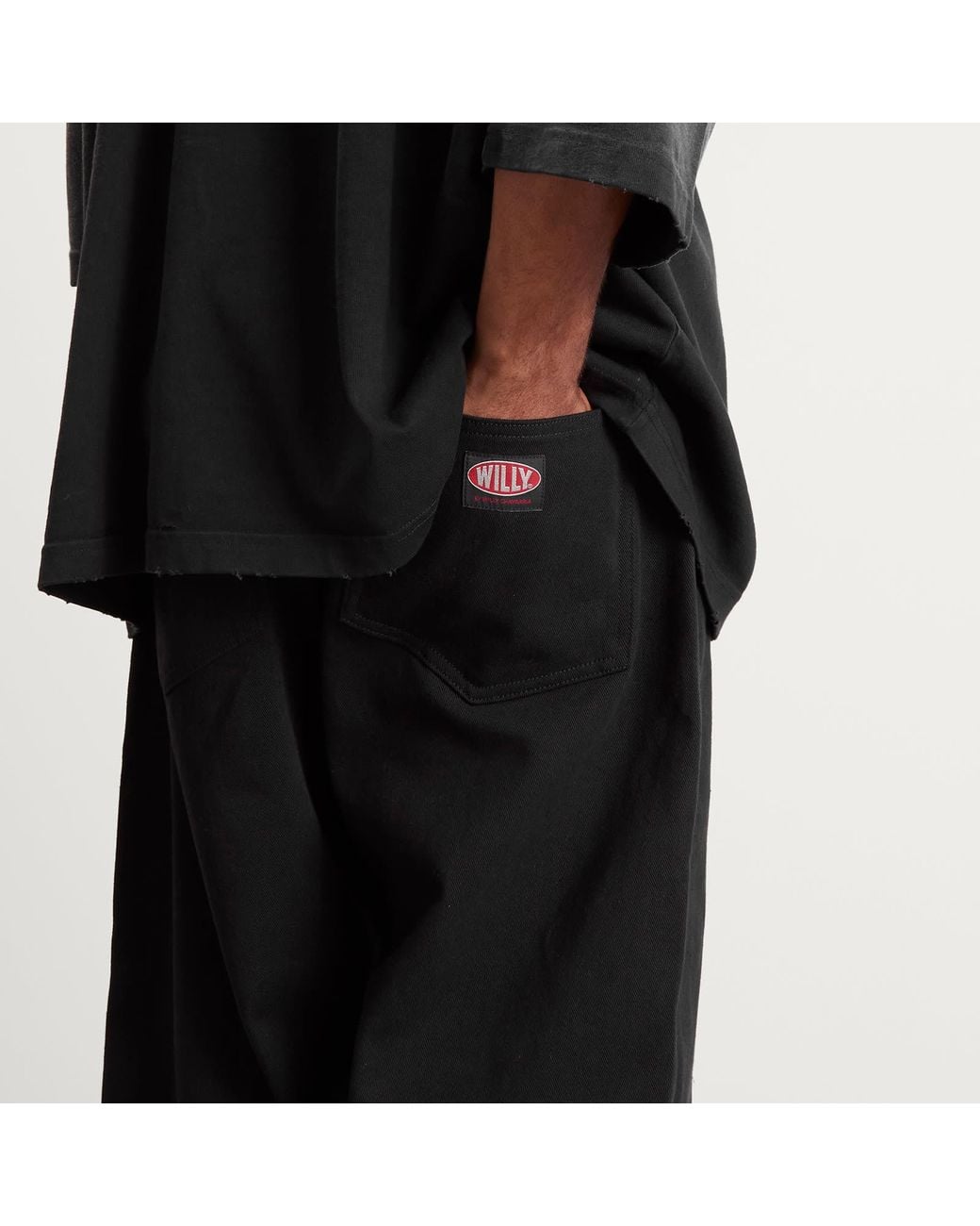 Willy Chavarria Black Bad Boy Jean for men