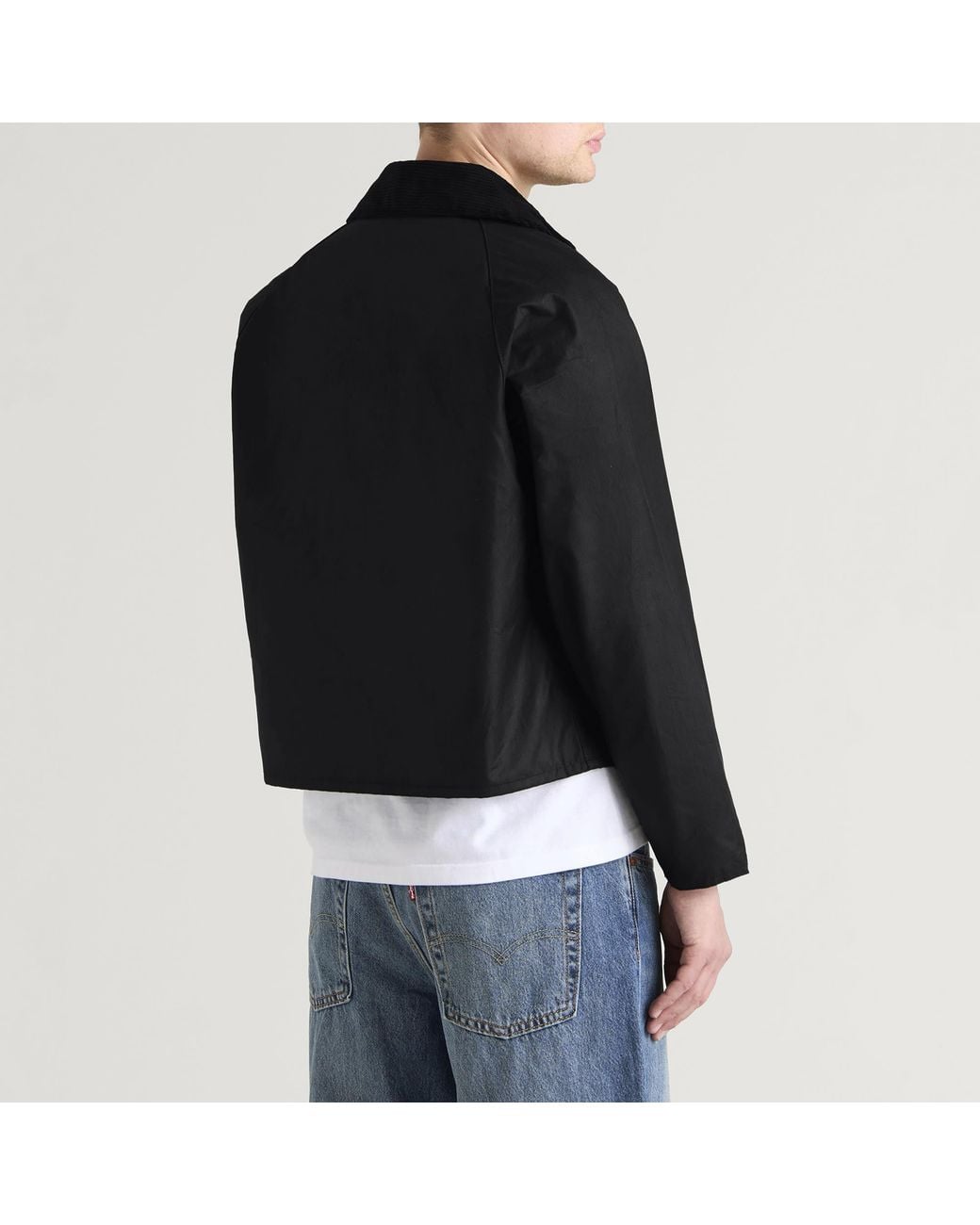Barbour Black Sl Spey Wax Jacket for men