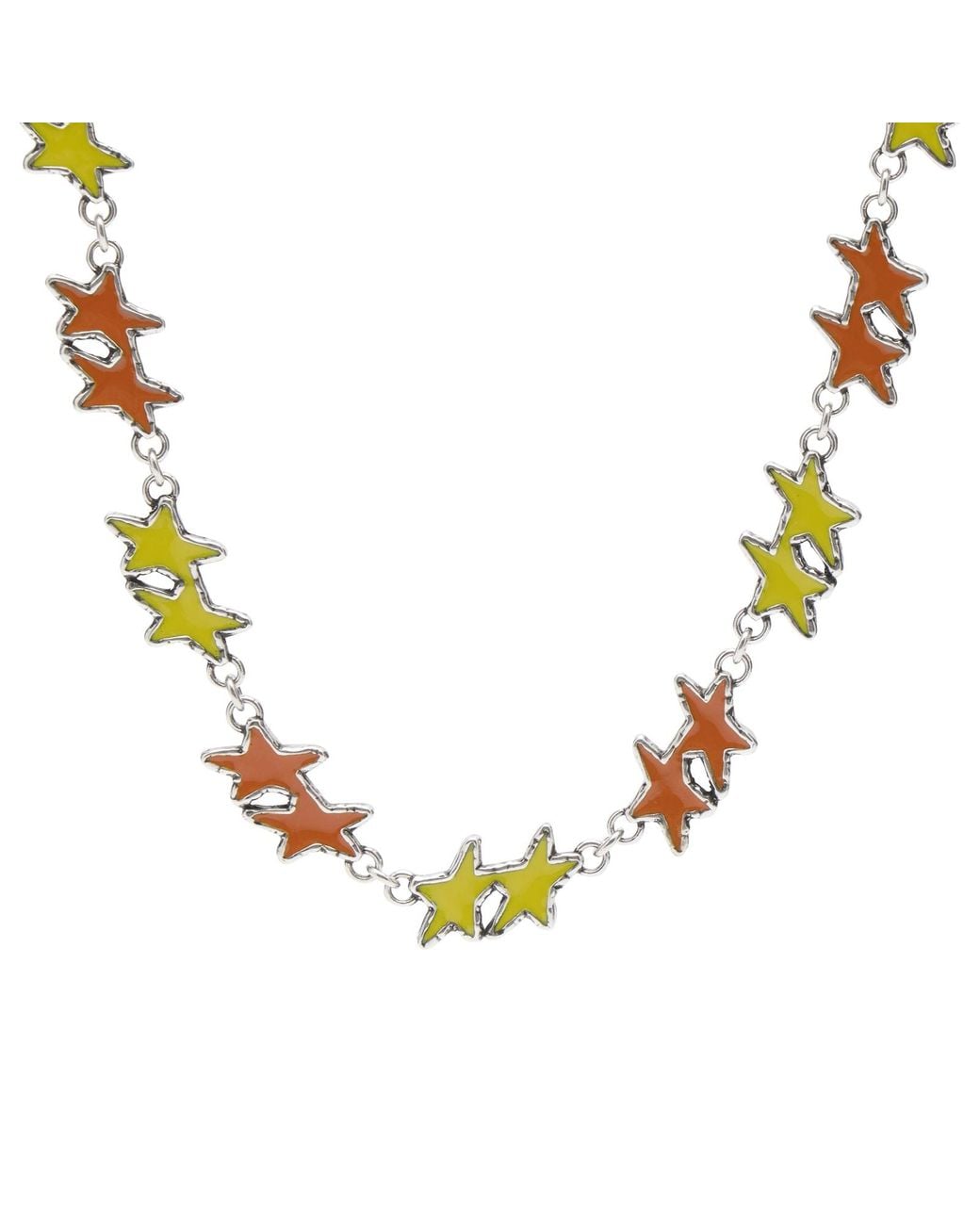 Twojeys Metallic Melted Stars Necklace