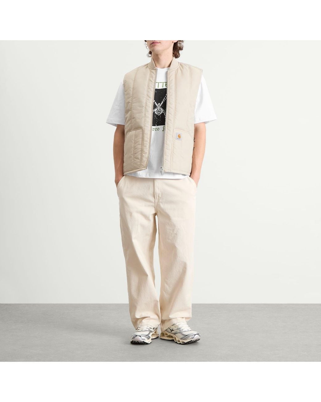 Butter Goods White Fierce Joy T-Shirt for men