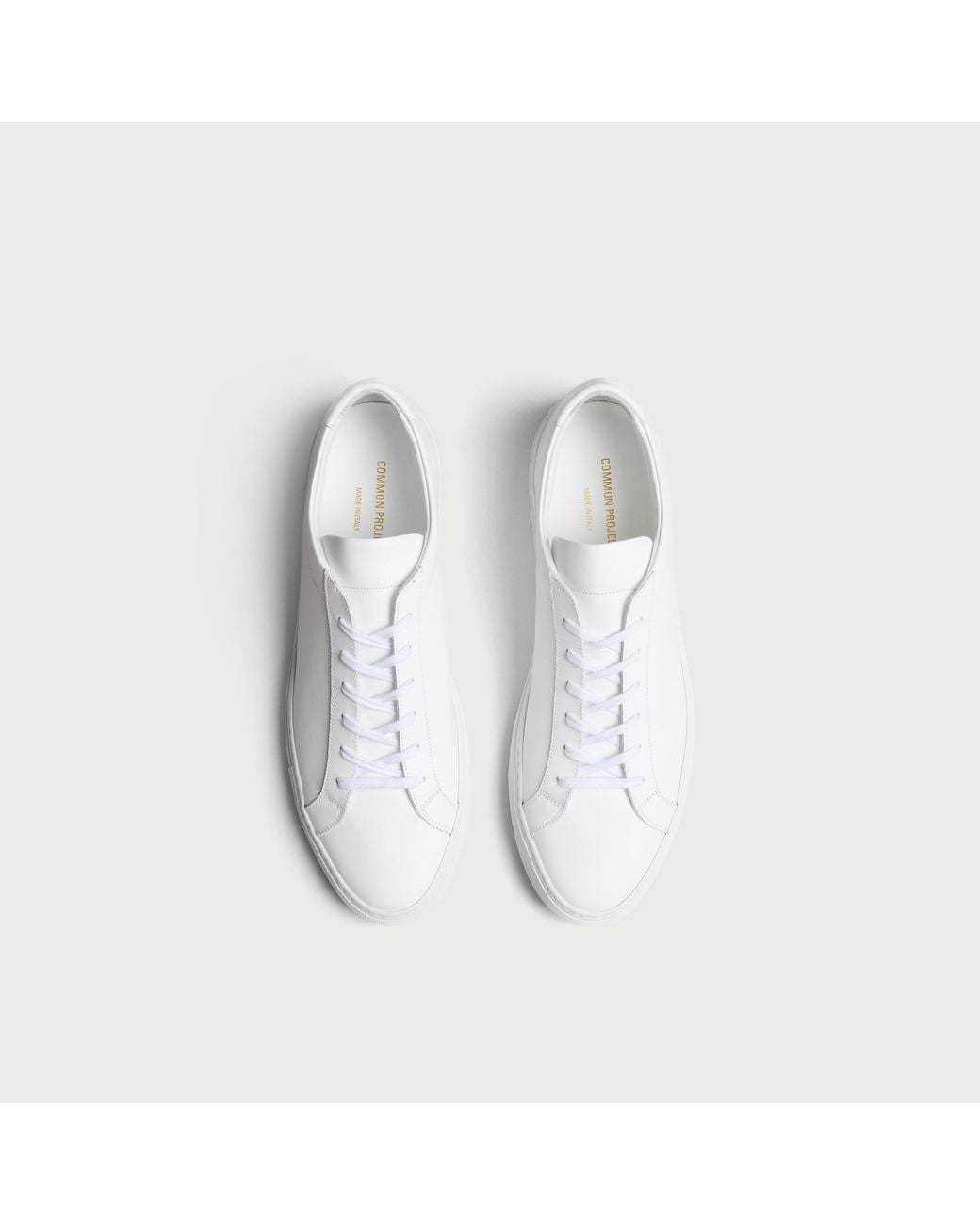 Common Projects White Original Achilles Low Sneaker for men
