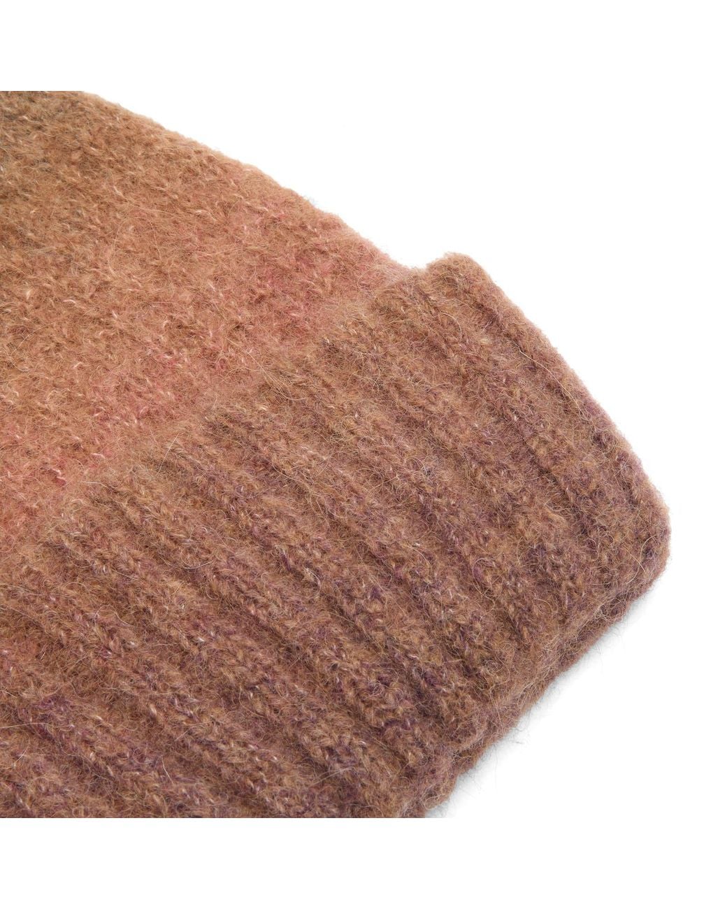 Palmes Brown Alpaca Beanie for men