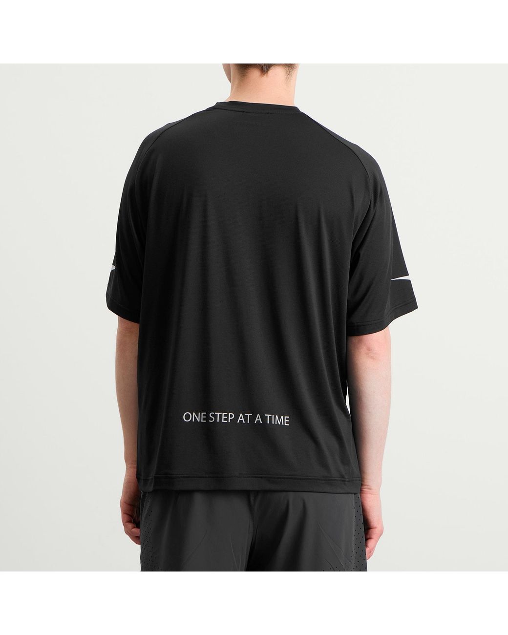And Wander Black X Altra T-Shirt for men