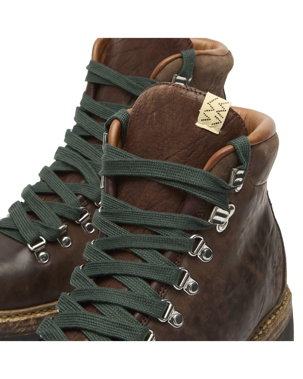 Visvim Brown Whymper Hiking Boots for men