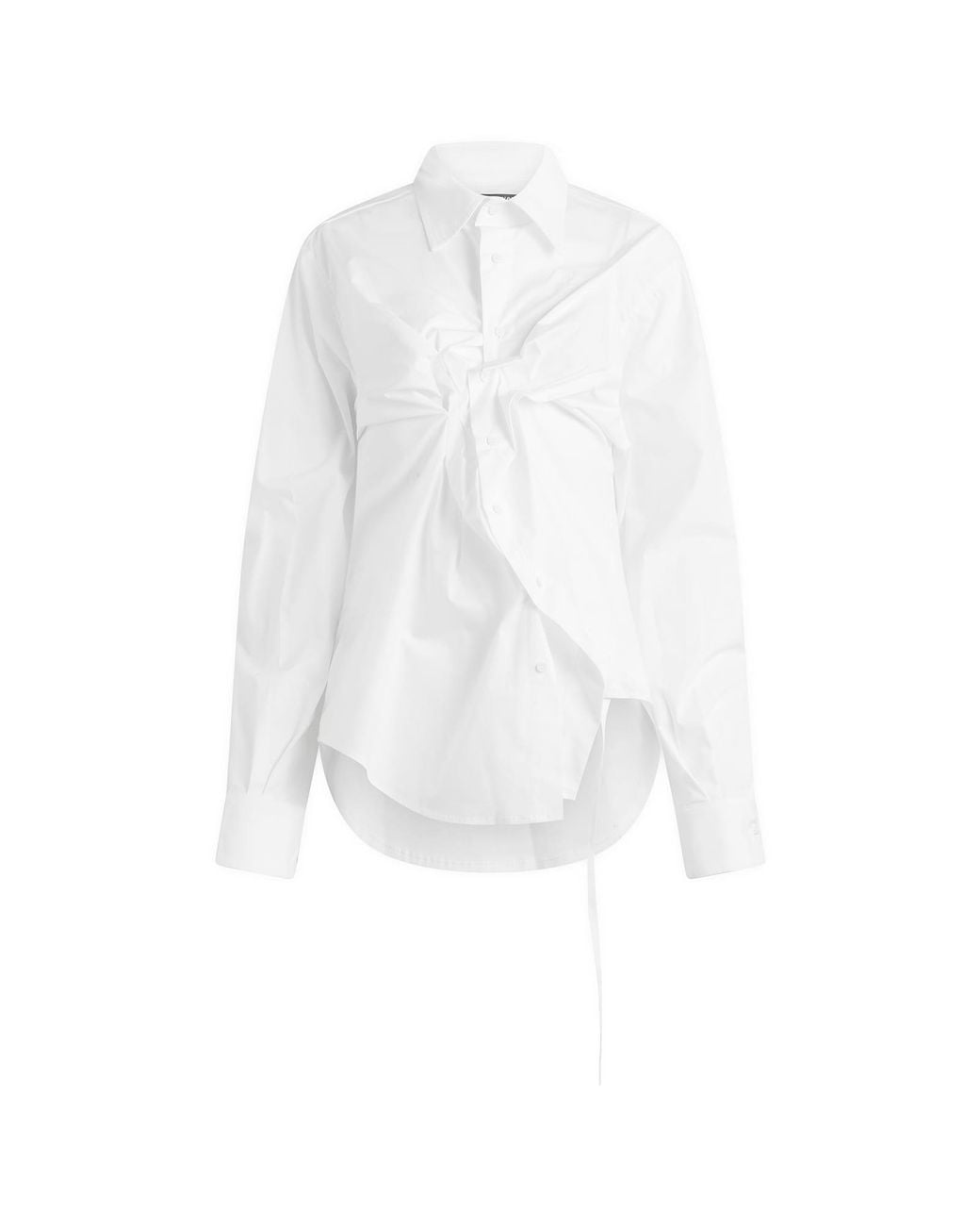 OTTOLINGER White Twisted-Pleat Tailored Shirt