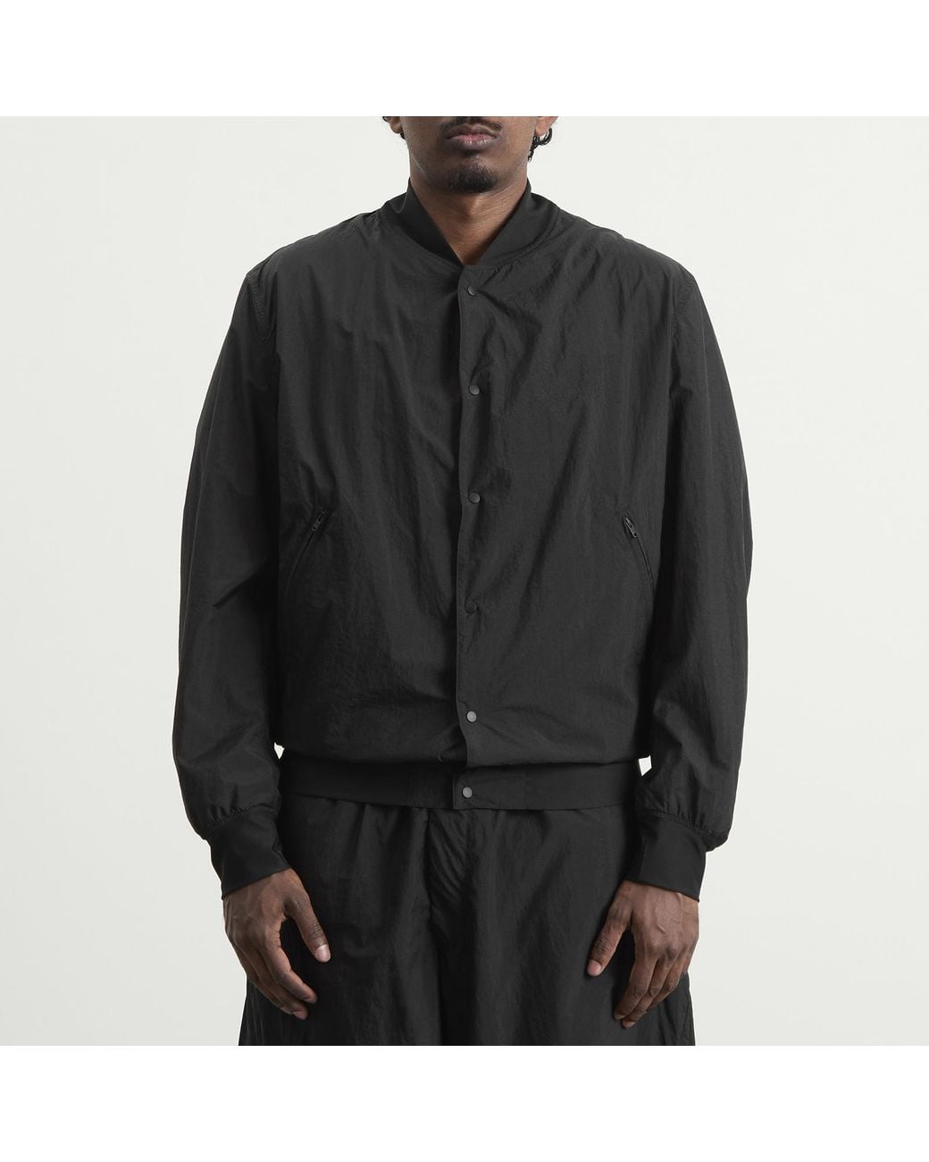 Y-3 Black College Bomber Jacket for men