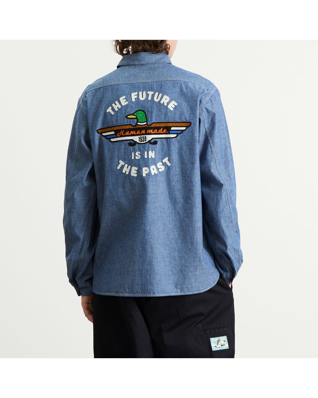 Human Made Chambray Shirt in Blue for Men | Lyst