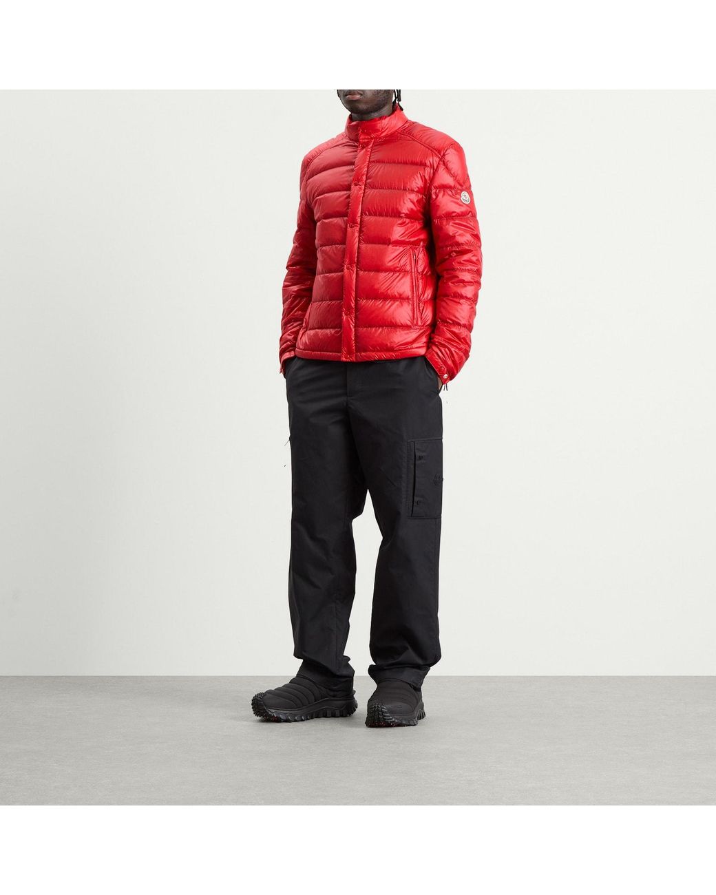 Moncler Red Selves Nylon Jacket for men