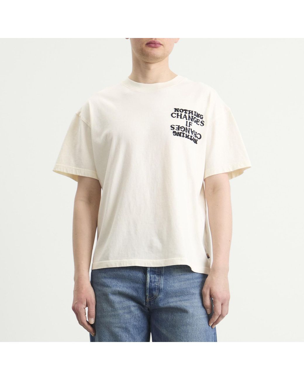 Honor The Gift White Nothing Changes T-Shirt for men
