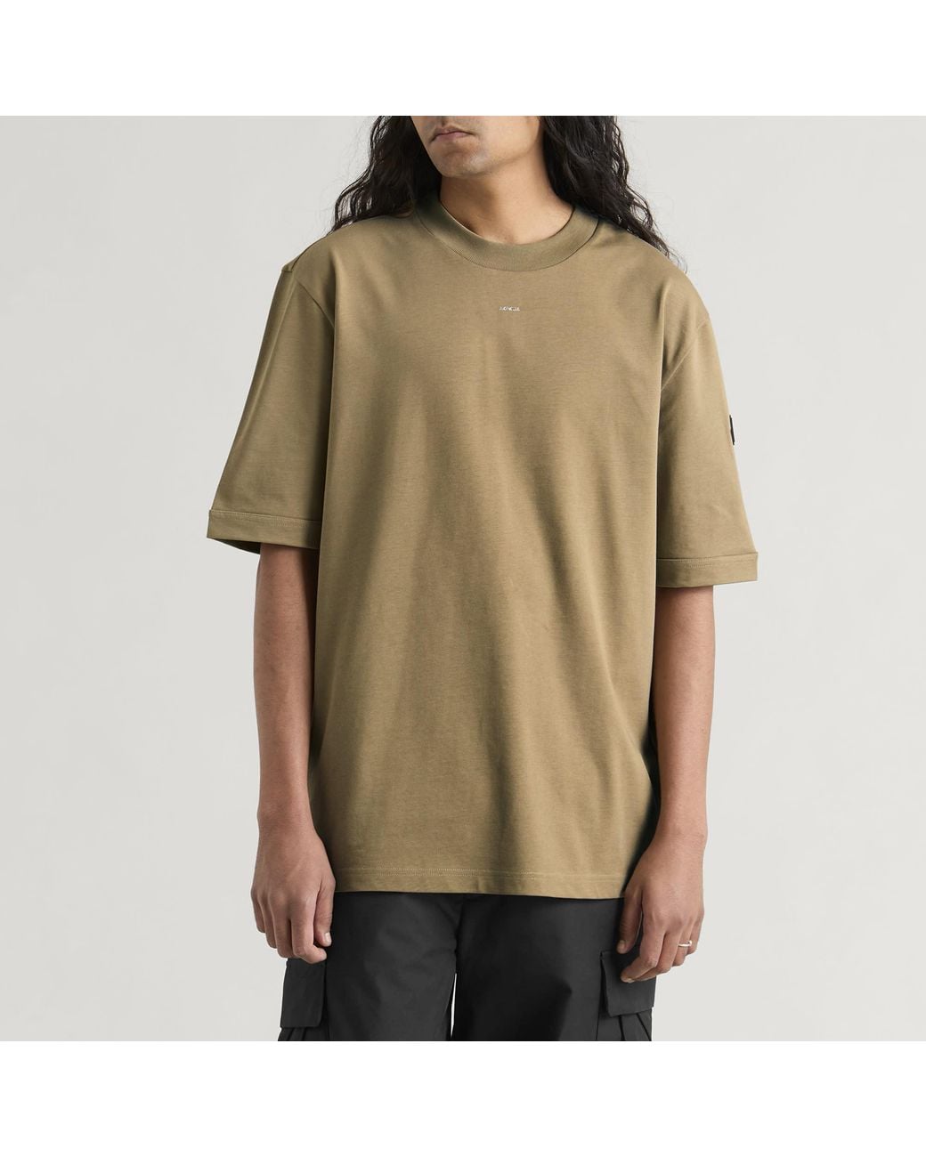 Moncler Green Heavy Cotton T-Shirt for men