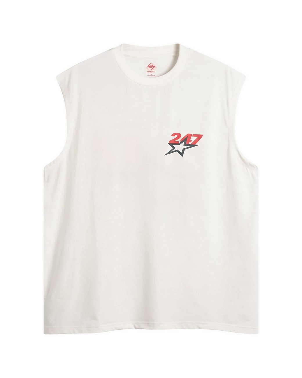 REPRESENT 247 White Represent Team 247 Star Os Tank for men