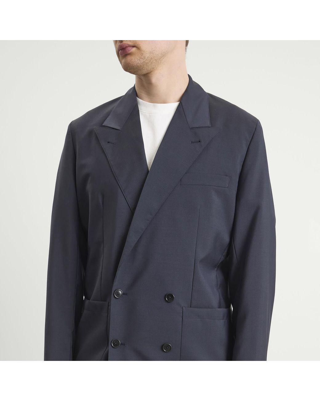 Carter Young Blue Kirk Unstructured Blazer for men
