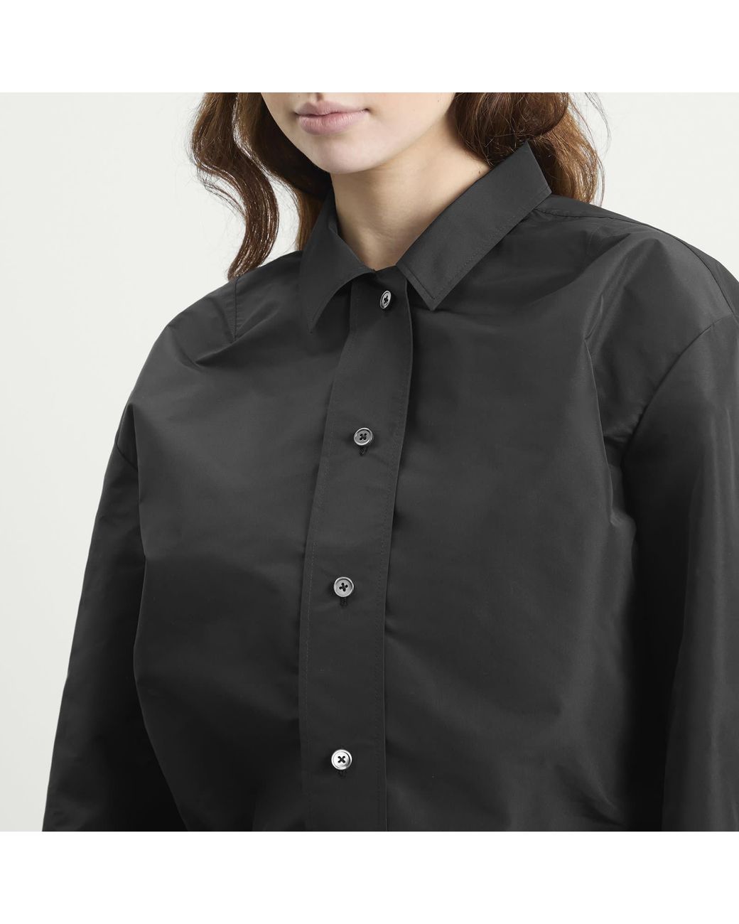 Jil Sander Black Voluminous Short Jacket