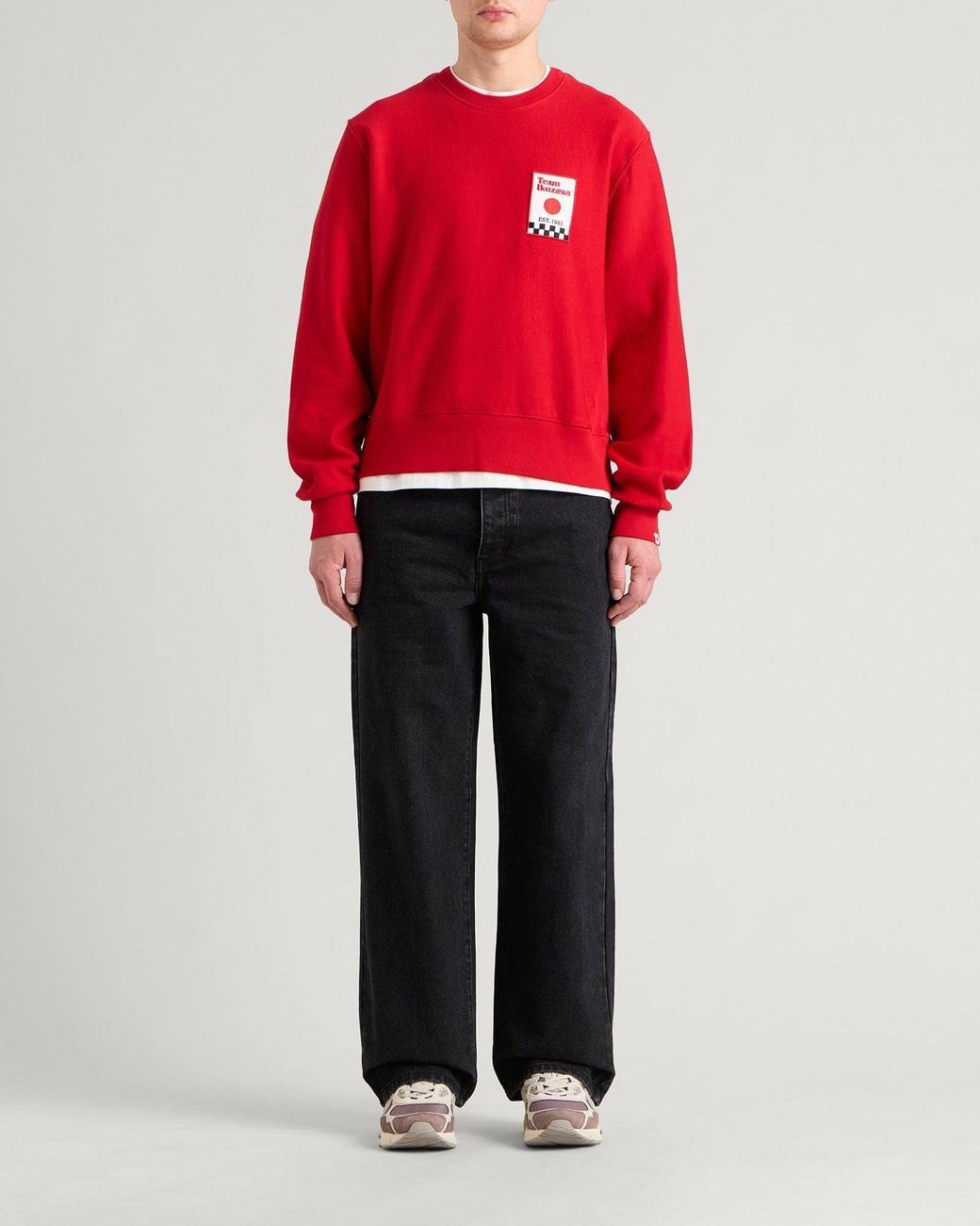 Team Ikuzawa Aikou-Gumi Sweatshirt in Red | Lyst