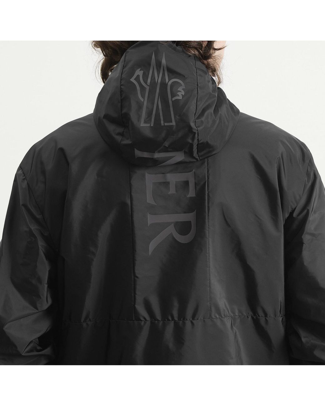Moncler Black Granier Eco Nylon Jacket for men