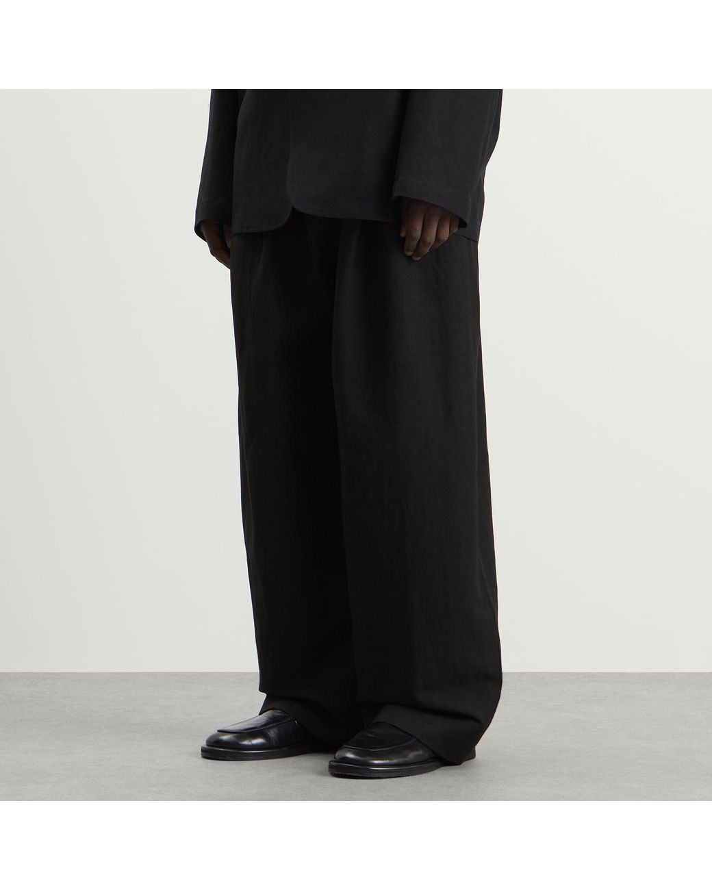 Studio Nicholson Black Line Double Pleat Pant for men