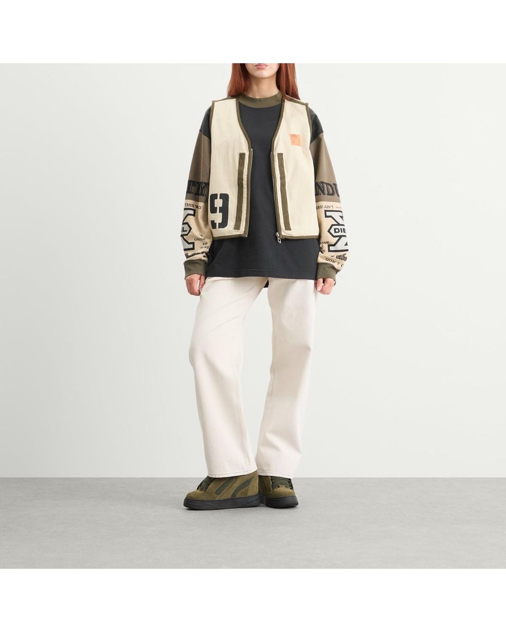 DIESEL End. X Archive Pant in Natural | Lyst DIESEL End. X Archive Pant in Natural | Lyst