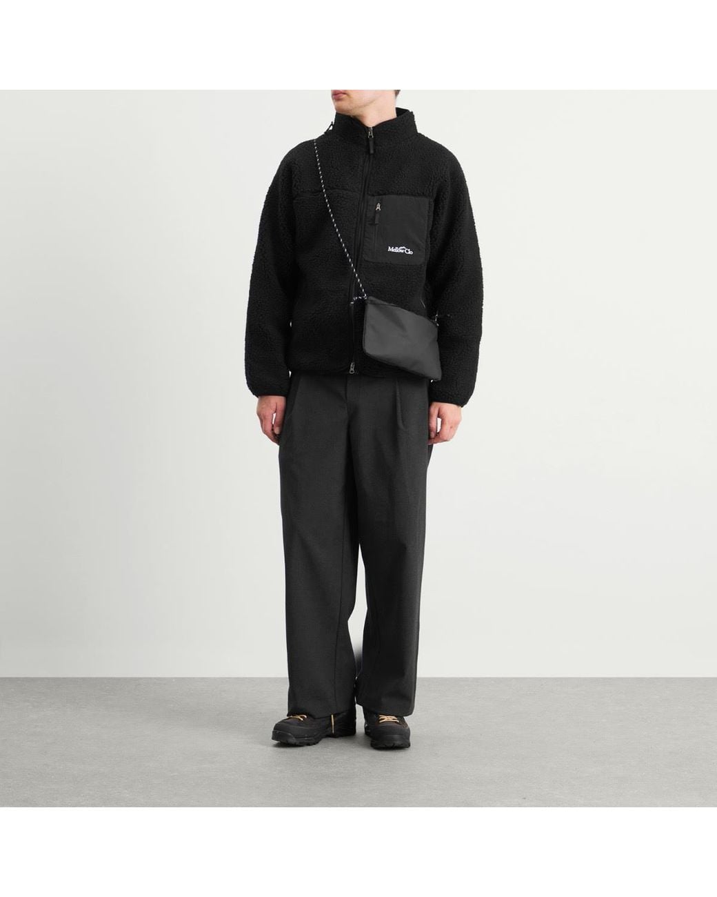 Mellow Clo Black Cabin Fleece for men