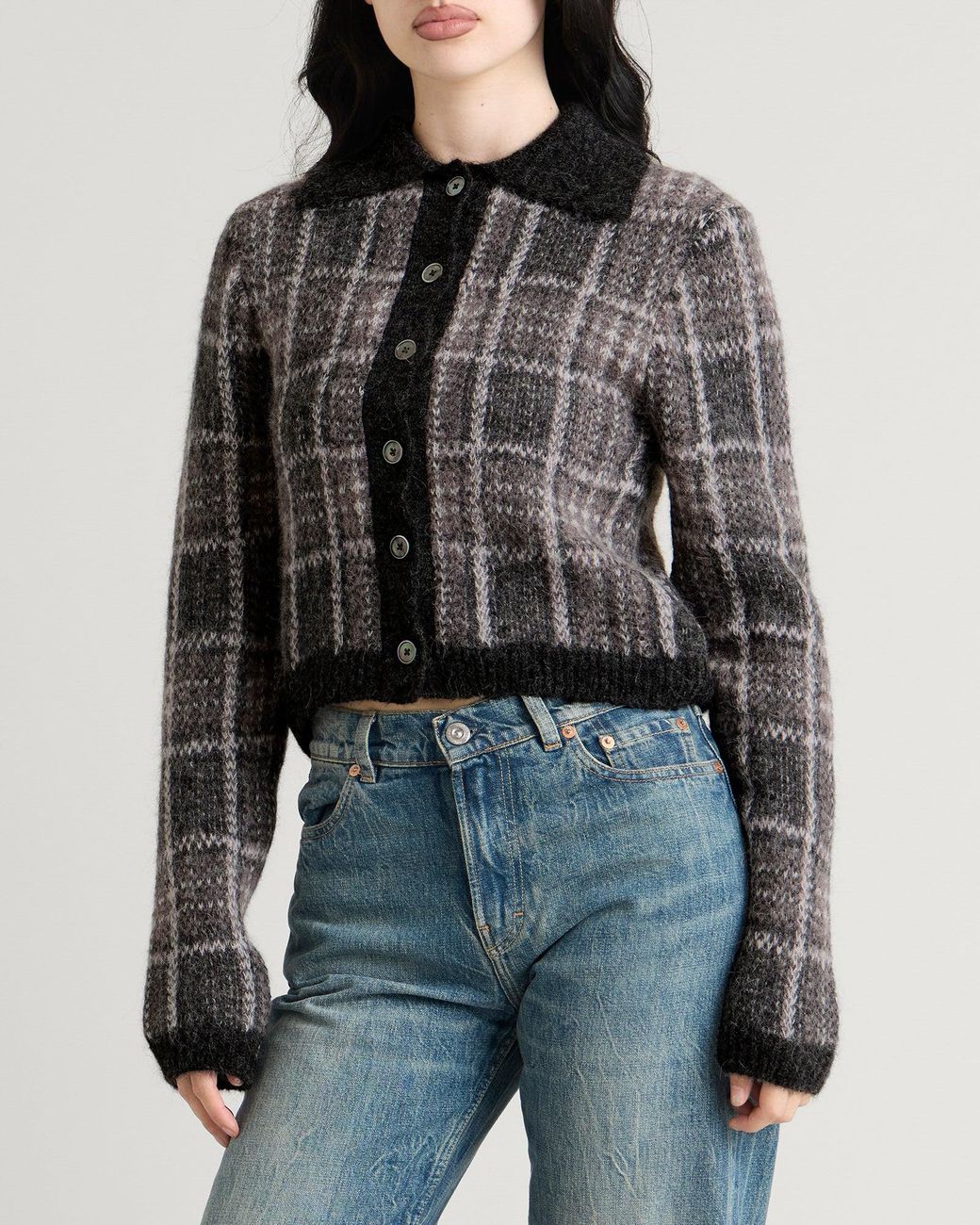 Our Legacy Mazzy Polo Cardigan in Black | Lyst