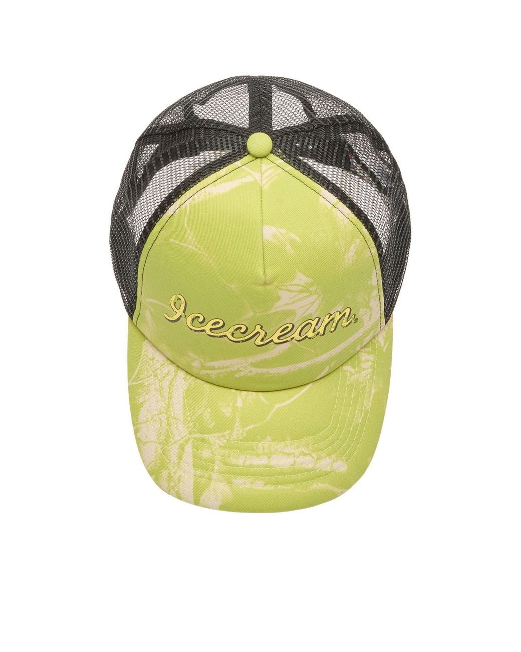 ICECREAM Green Tree Camo Trucker Cap for men