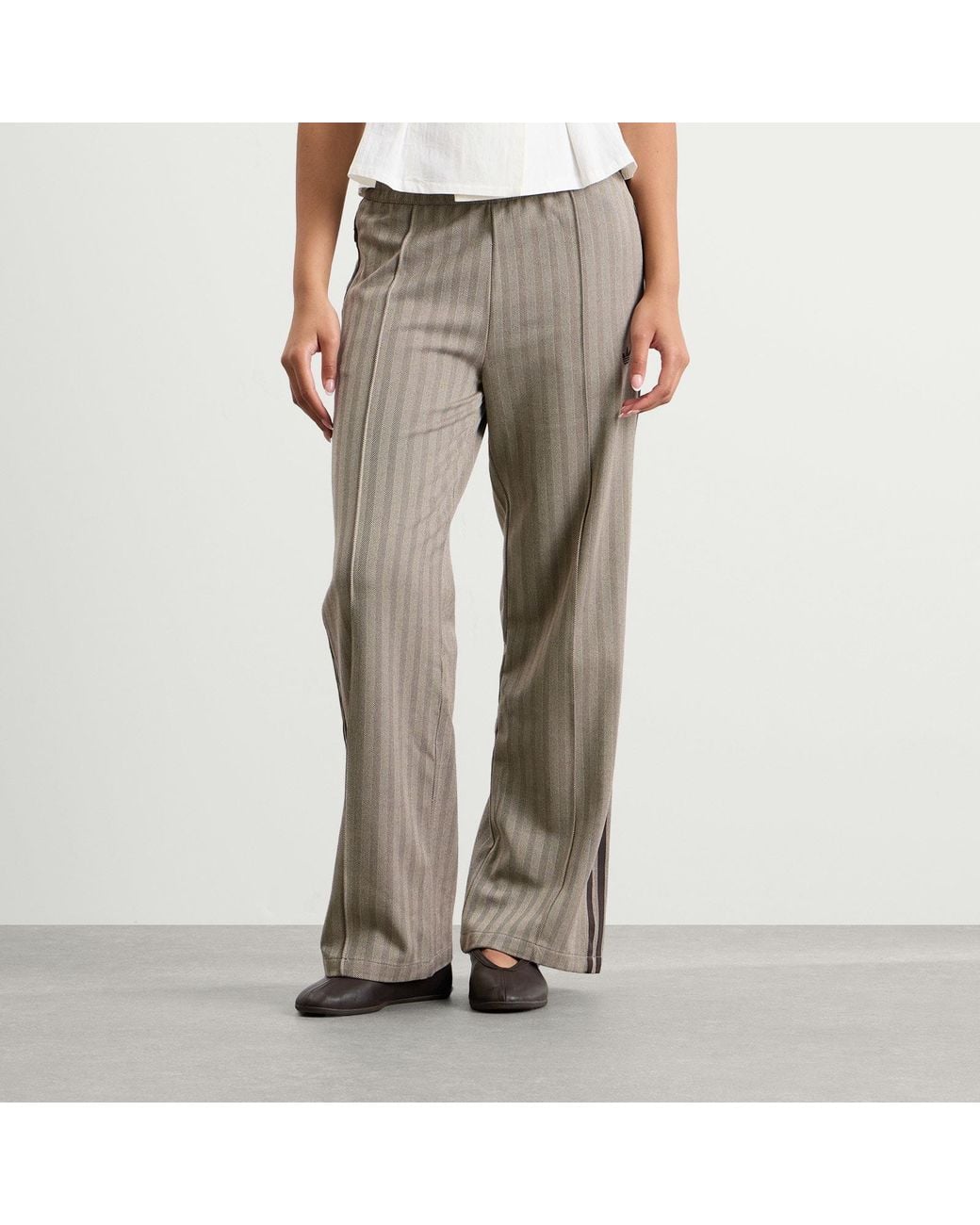 Adidas Gray Tweed Track Pant