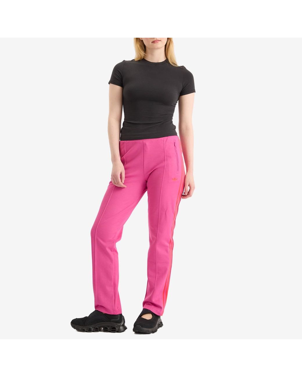 Adidas Pink Graphic Track Pants