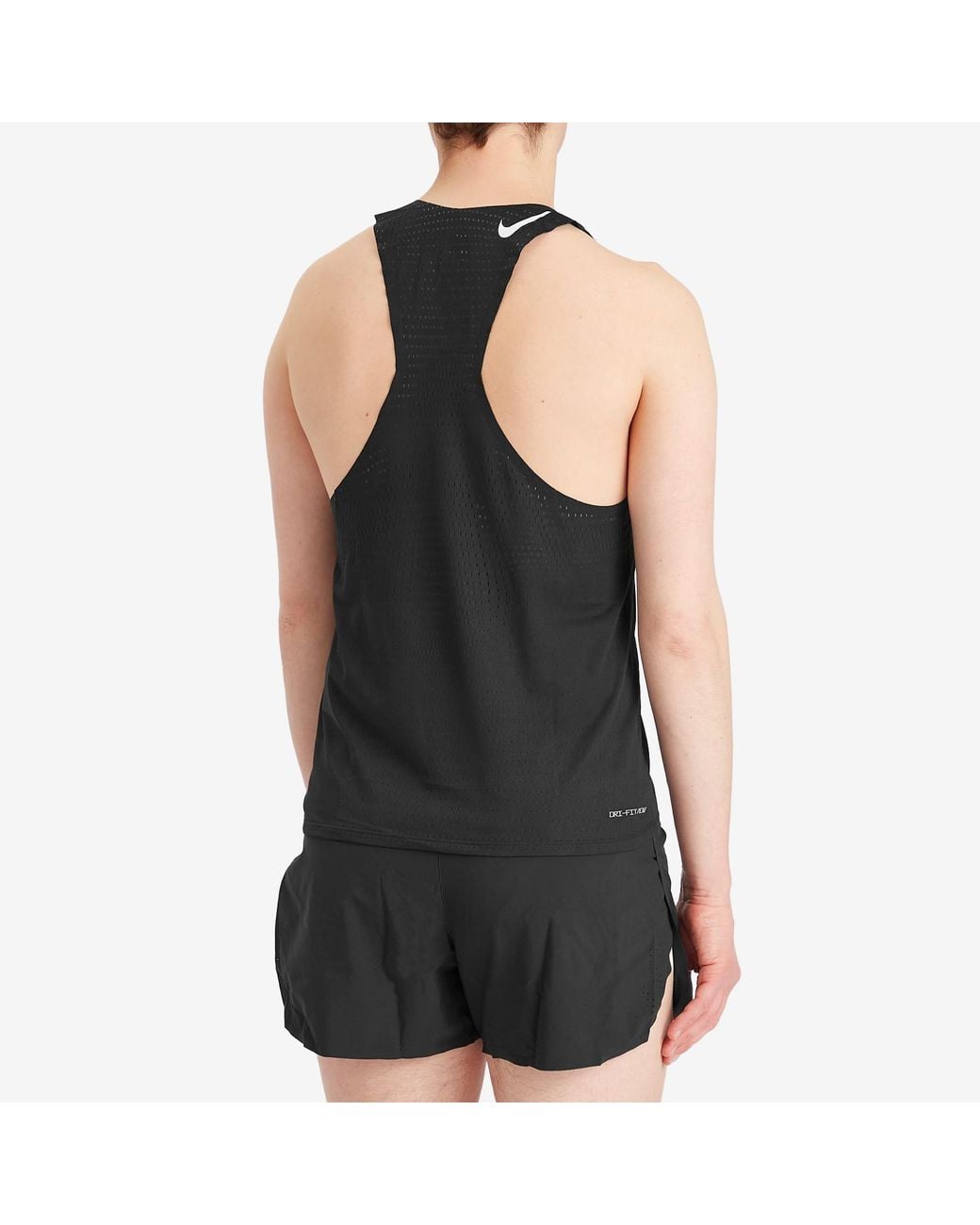 Nike Black Running Aeroswift Singlet for men