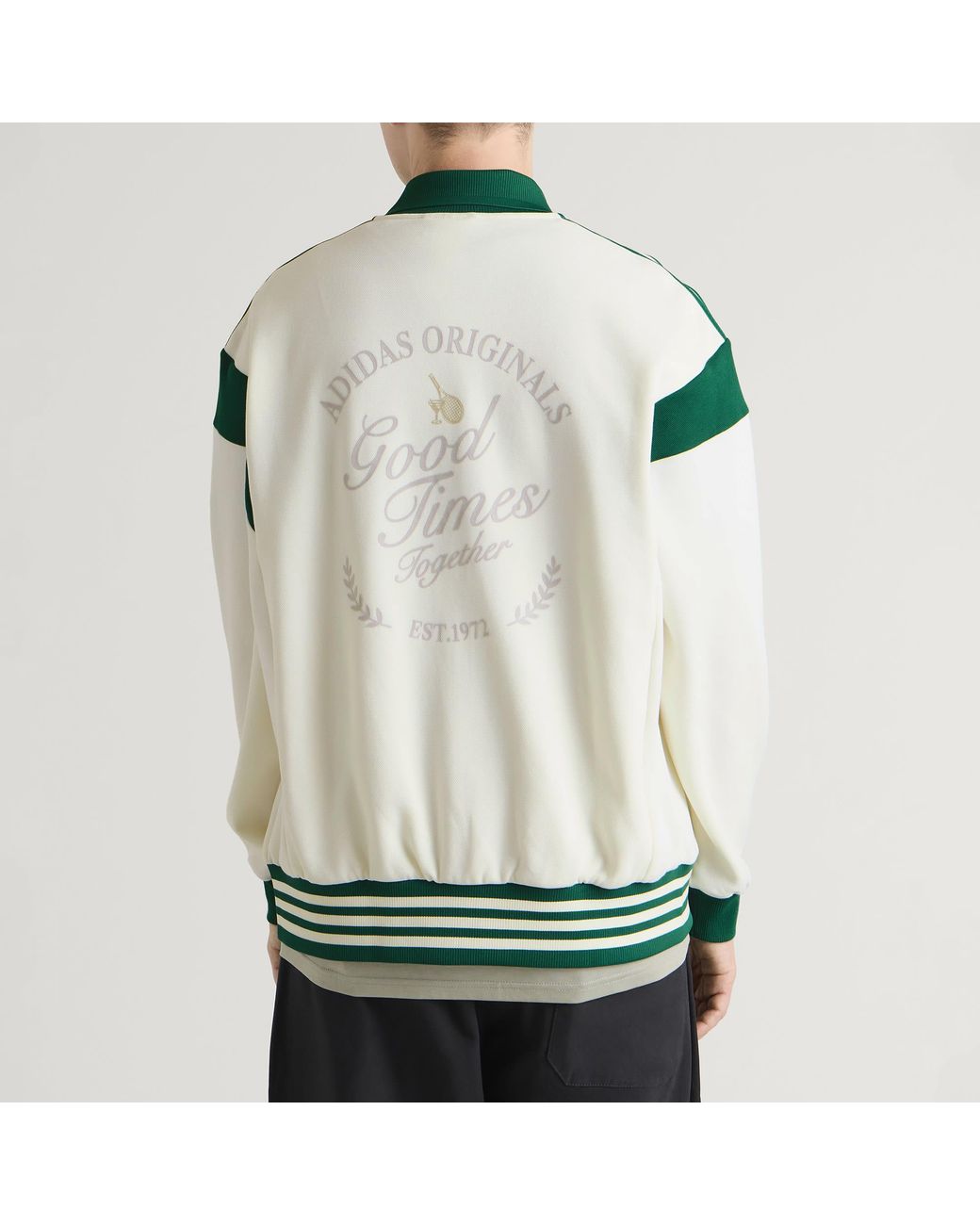 Adidas Green Track Top for men
