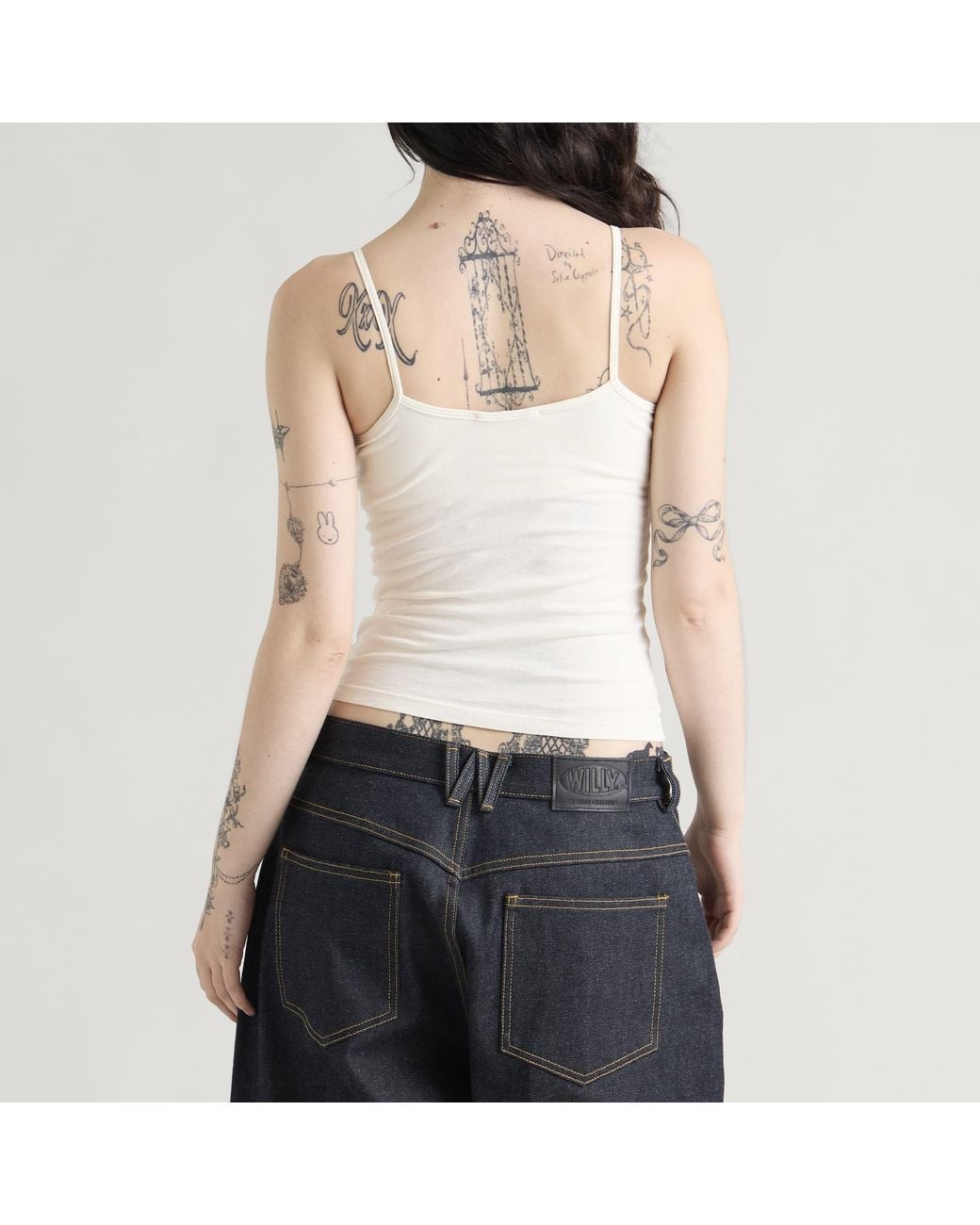 Willy Chavarria White Cherry Cholita Vest
