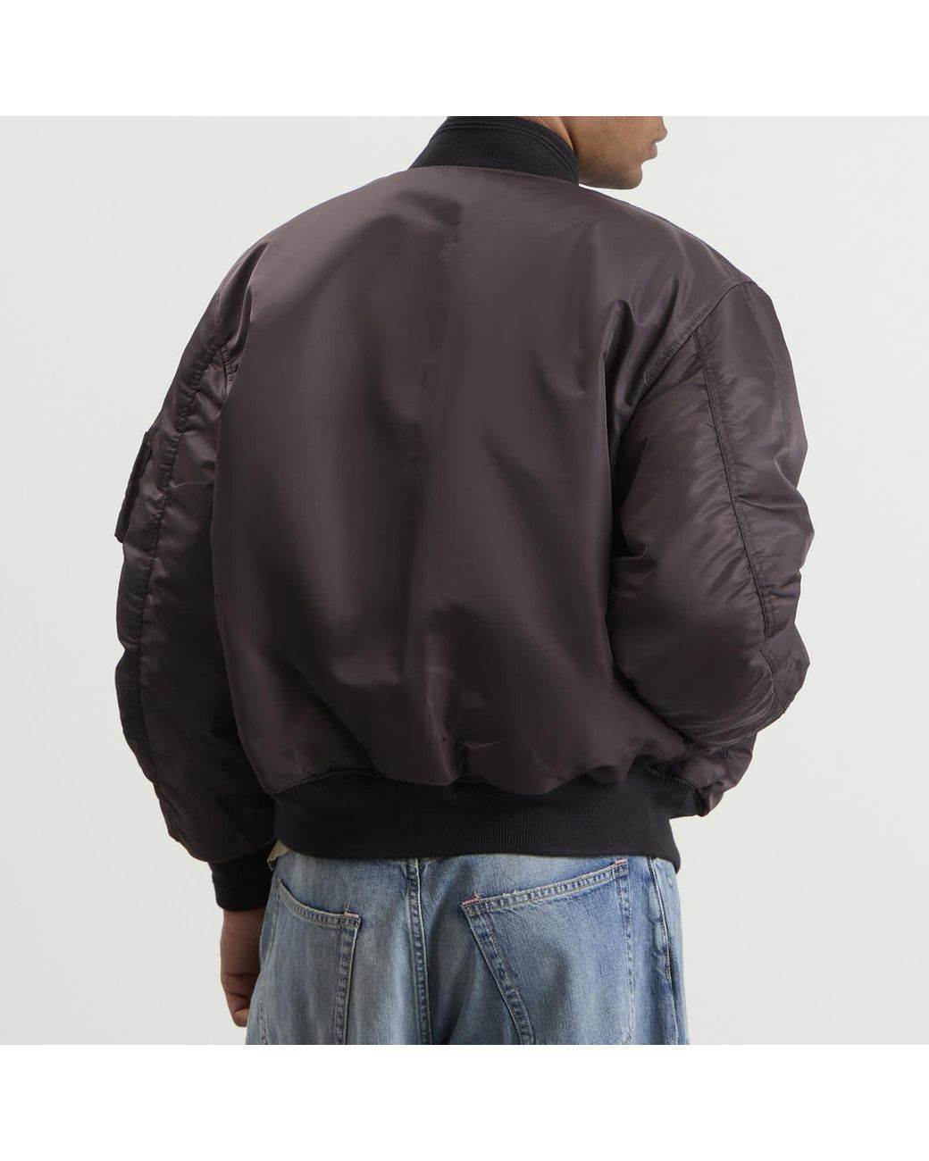 DIESEL Black Reversible Bomber Jacket for men