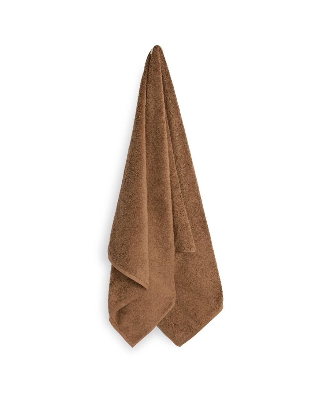 Tekla Brown Organic Terry Bath Towel
