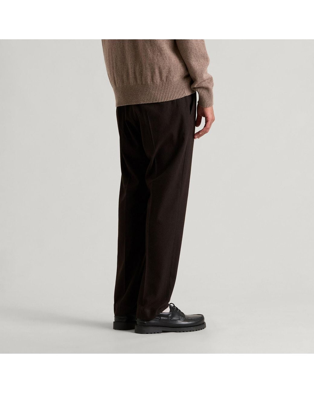 NN07 Black Bill Pleated Trouser for men