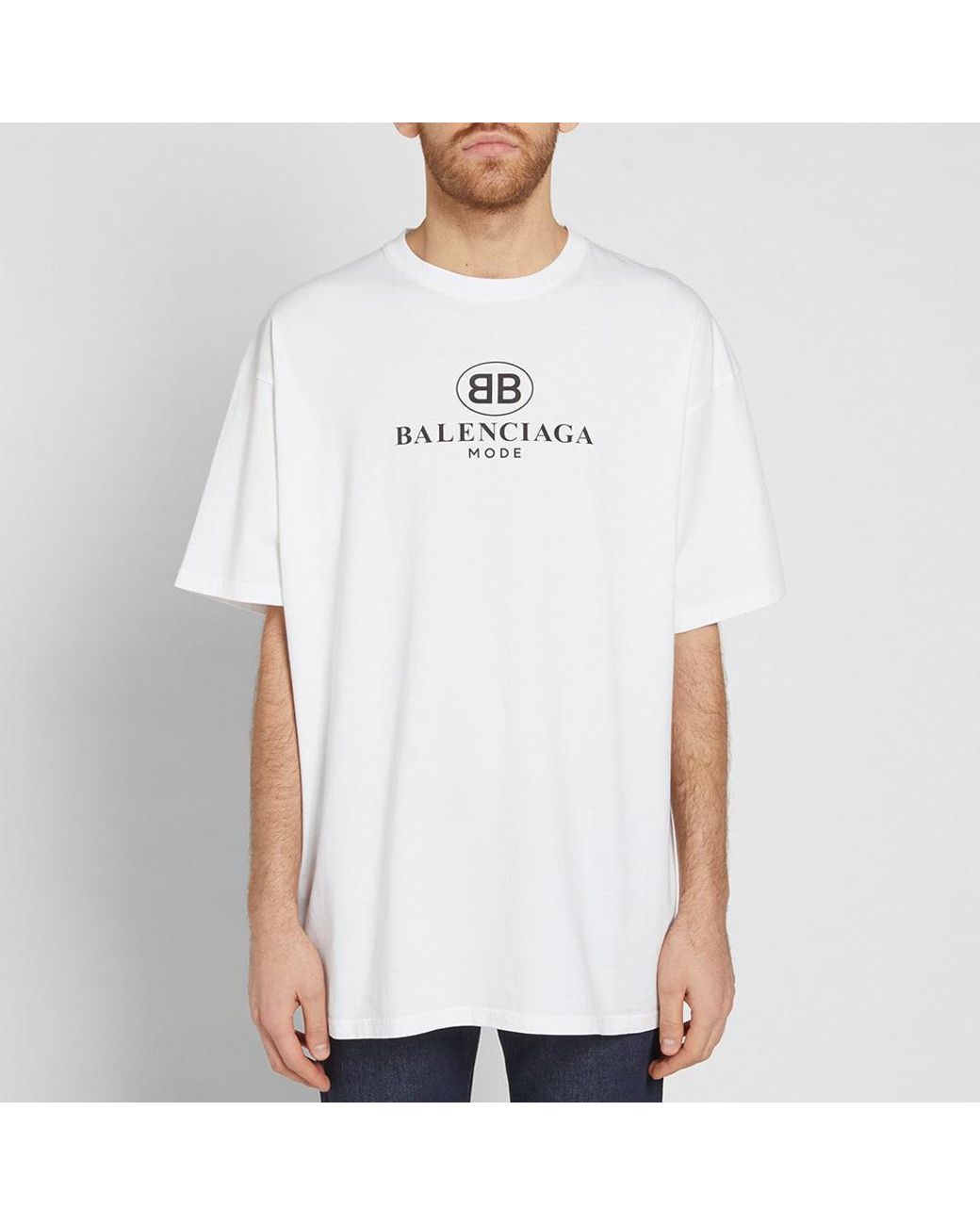 Balenciaga Bb Mode T-shirt Men Lyst
