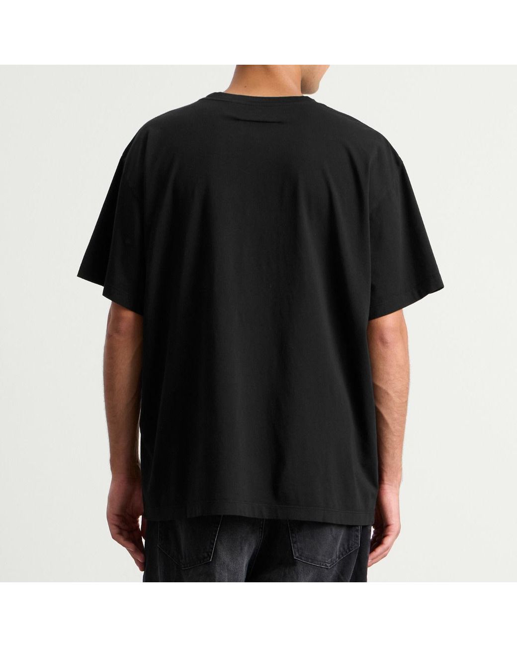 Maison Margiela Black Mm6 Logo T-Shirt for men