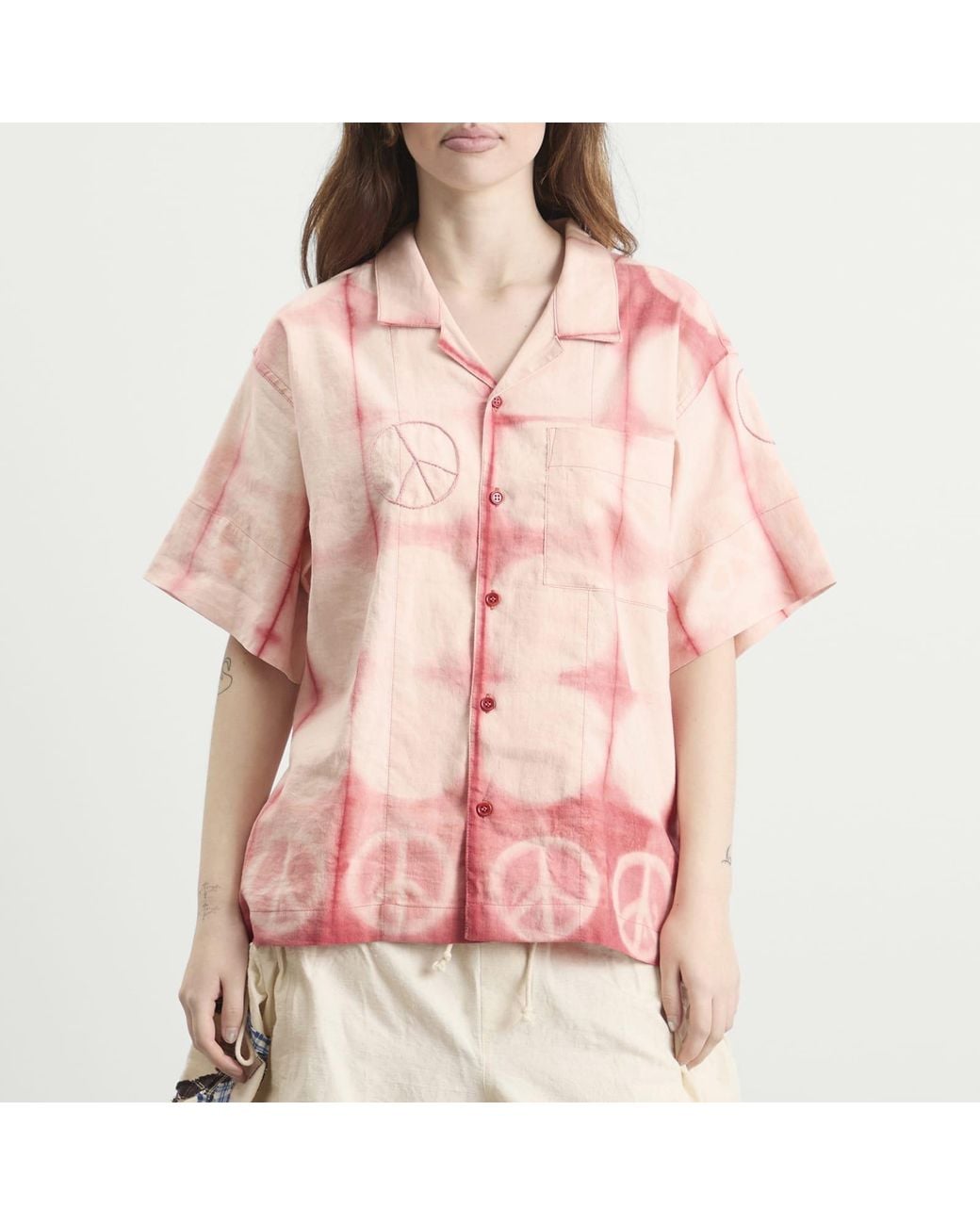 STORY mfg. Pink Greetings Shirt