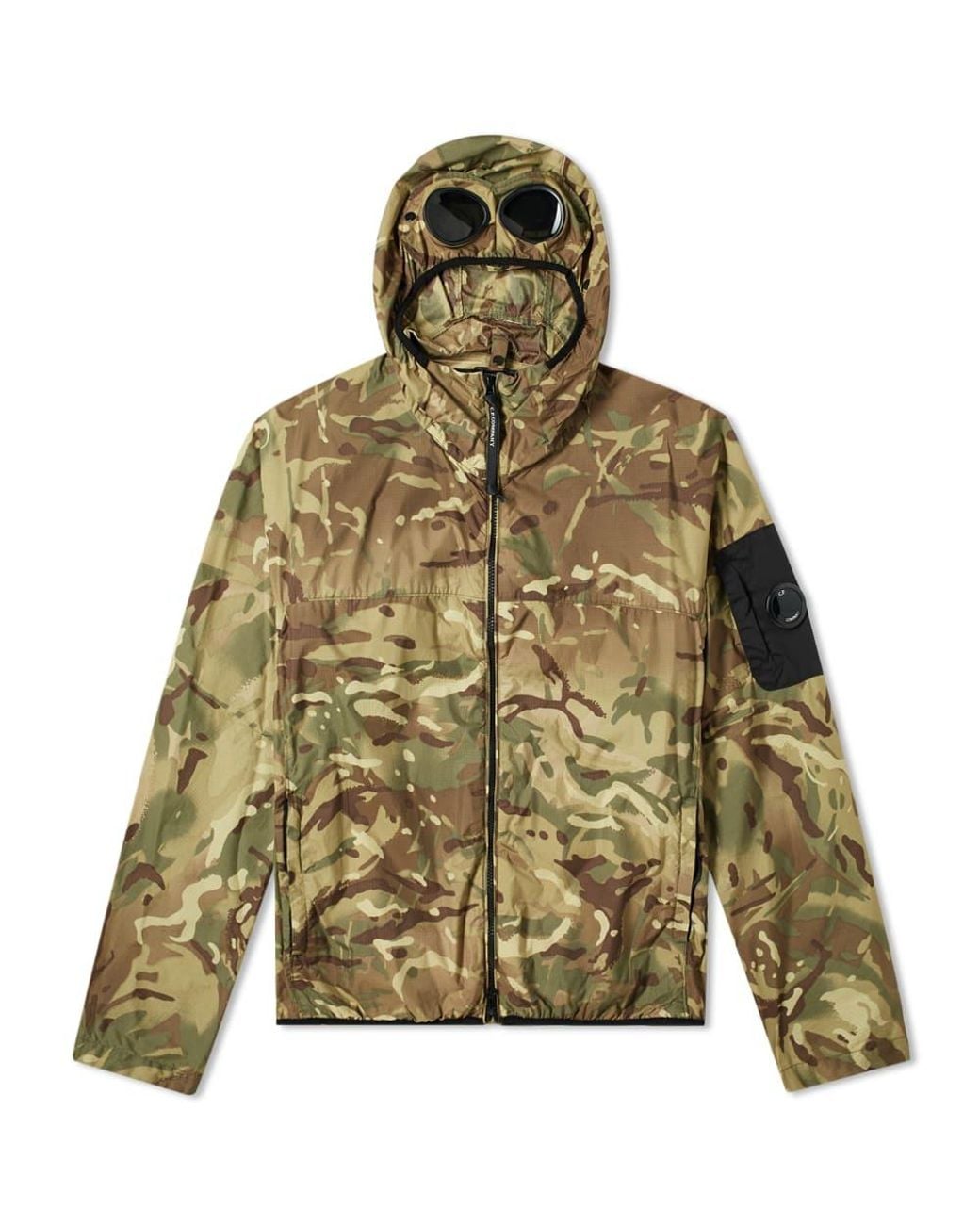 C.P. Company Camouflage Goggle Jacket in Green for Men | Lyst UK