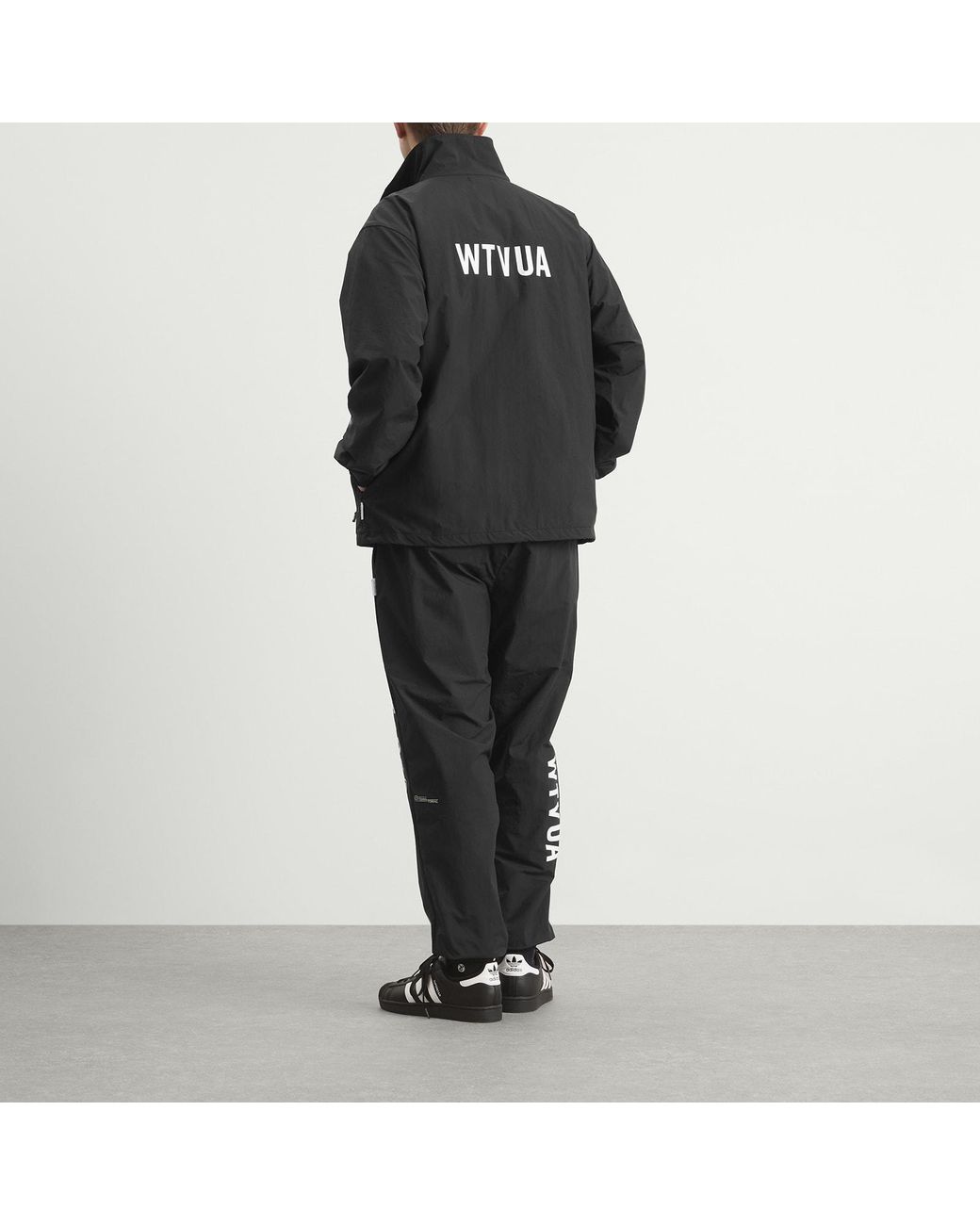 WTAPS Pertex Logo Track Jacket in Black for Men | Lyst