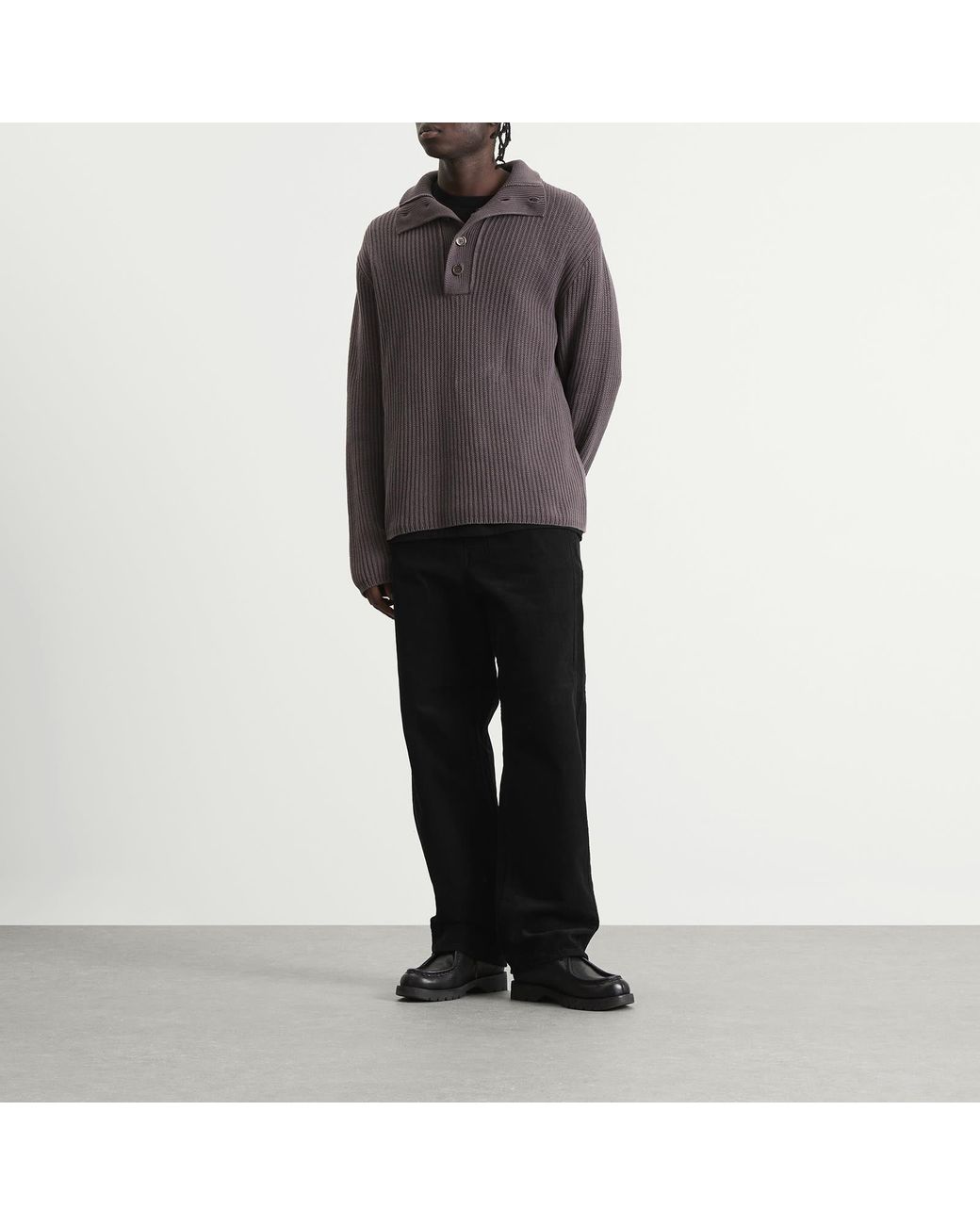 Junya Watanabe Black Cotton Corduroy Trousers for men