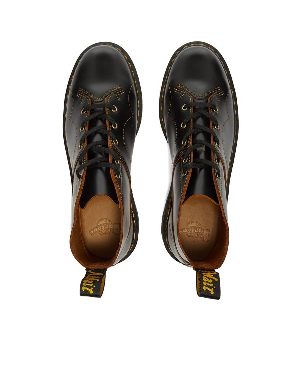 Dr. Martens Leather Church Monkey Vintage Smooth in Black for Men - Save  49% | Lyst