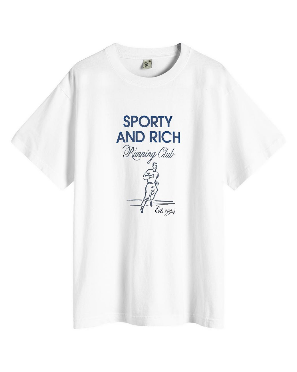Sporty & Rich Running T-Shirt in White for Men | Lyst