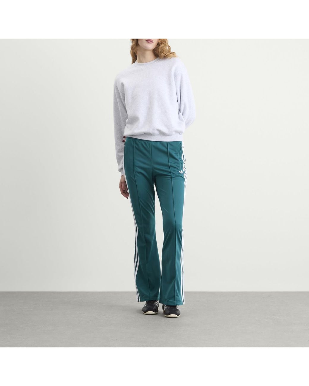 Adidas Blue Bell Bottom Firebird Track Pants