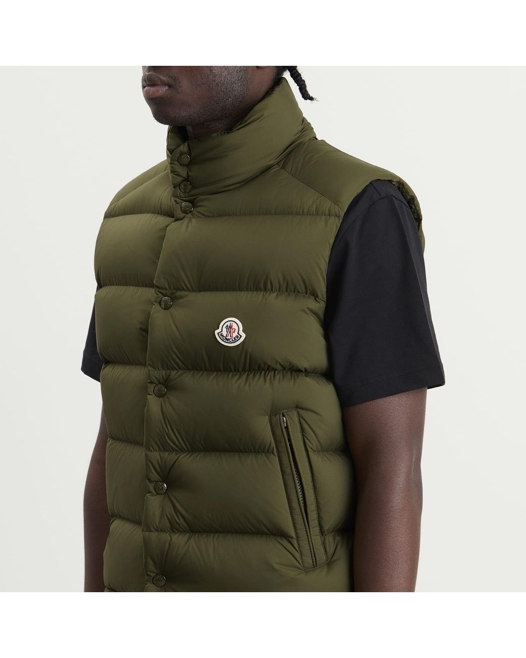 Moncler Green Tibb Vest for men