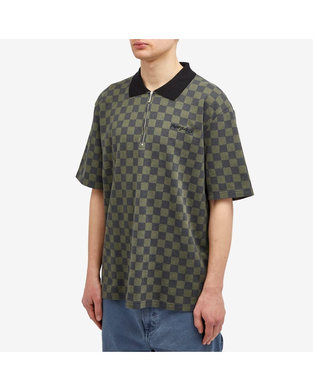 POLAR SKATE Jacques Polo Shirt in Green for Men | Lyst