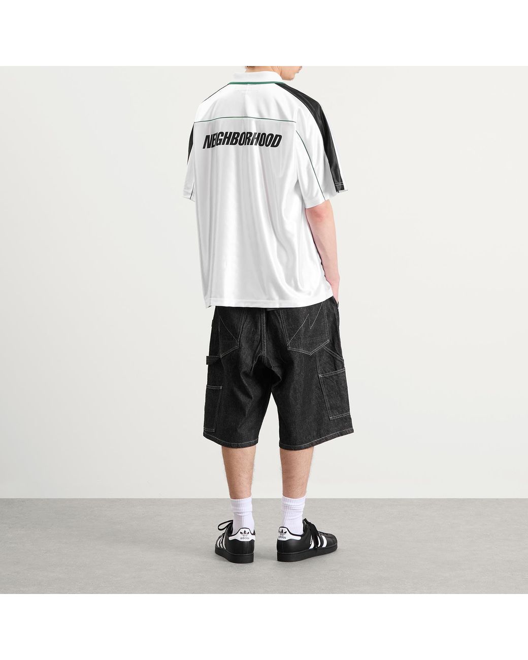 Neighborhood White Game Shirt for men