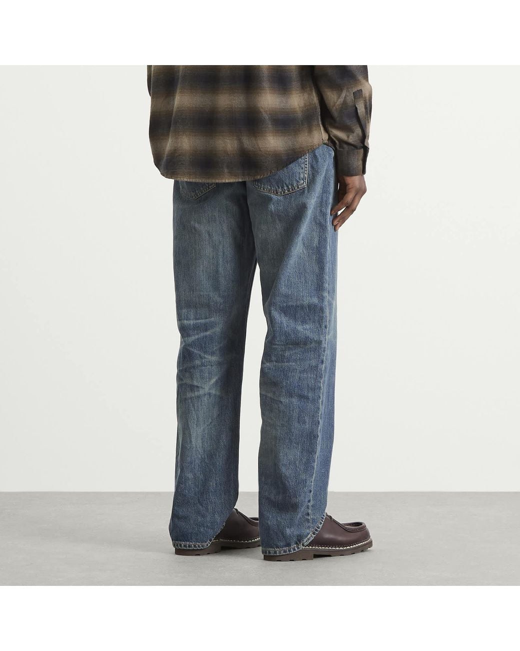 Tuff Style Nudie Jeans Tuff Tony Wide Leg Jeans in Blue for Men | Lyst