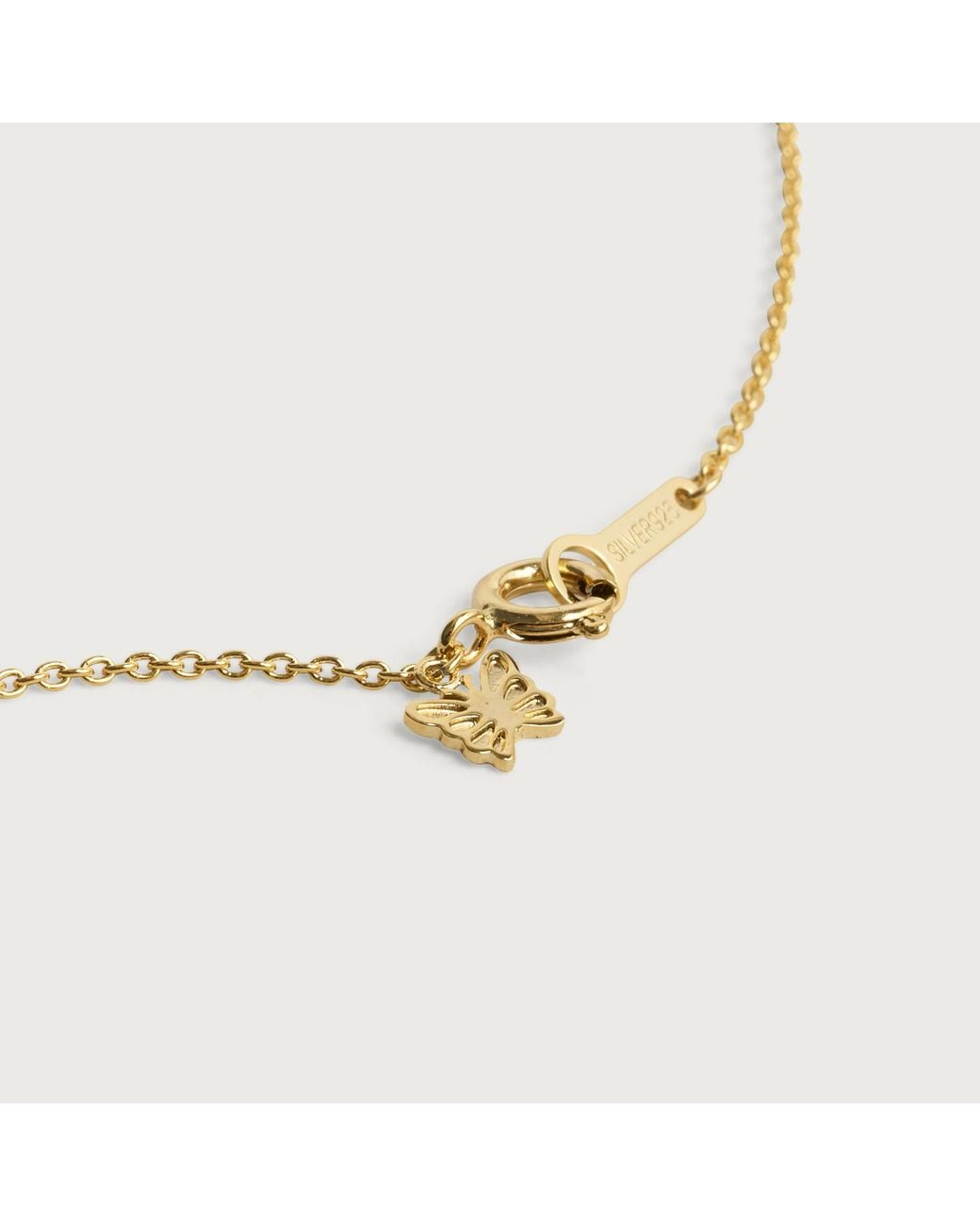 Needles Metallic Plate Pendant Necklace for men